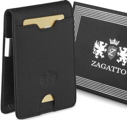 Natūralios odos piniginė vyrams Zagatto SLIM RFID Secure цена и информация | Мужские кошельки | pigu.lt