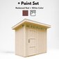 LP® SmartSide® plokštės namelis M901 su dažų rinkiniu Redwood Red kaina ir informacija | Sodo nameliai, malkinės, pastogės | pigu.lt