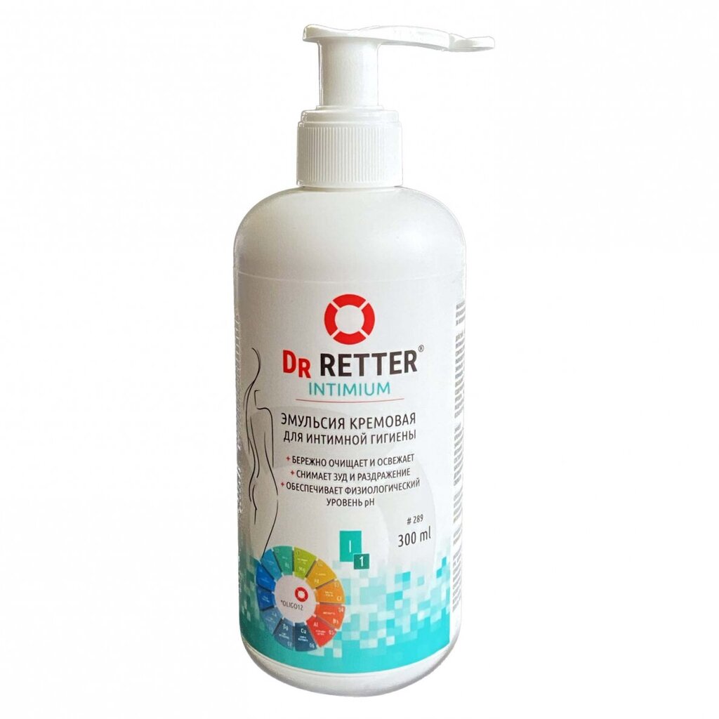 Intymios higienos kreminė emulsija Dr.Retter® Intimium, 300ml kaina ir informacija | Intymios higienos prausikliai | pigu.lt