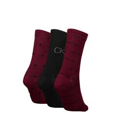 Calvin Klein kojinės moterims, įvairių spalvų, 3 poros kaina ir informacija | Moteriškos kojinės | pigu.lt