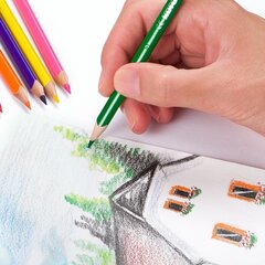 Цветные карандаши KORES Kolores Hobby Koloring 50 штук цена и информация | Принадлежности для рисования, лепки | pigu.lt