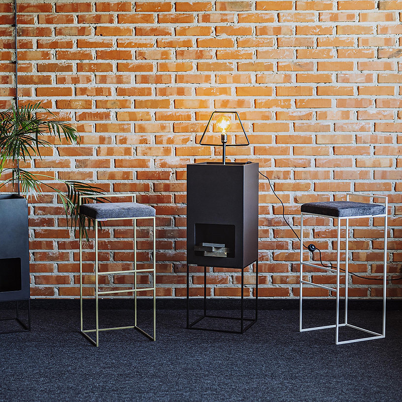 Baro kėdė, CustomForm, DISI, 77 cm, auksinė kaina ir informacija | Virtuvės ir valgomojo kėdės | pigu.lt