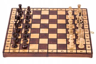 Mediniai šachmatai, 36x36 cm kaina ir informacija | Stalo žaidimai, galvosūkiai | pigu.lt