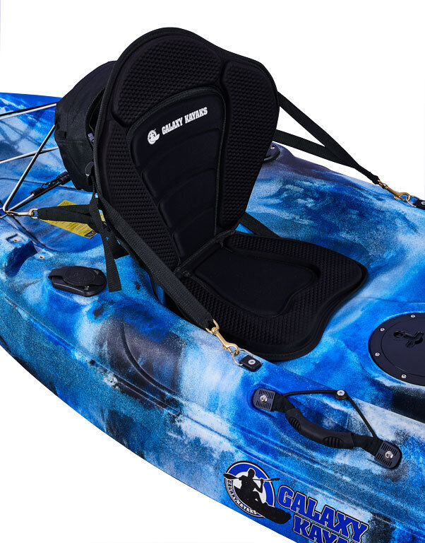 Kajakas, baidarė Galaxy Kayaks - Rider, pilka/balta kaina ir informacija | Valtys ir baidarės | pigu.lt