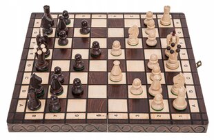 Mediniai šachmatai, 34x34 cm цена и информация | Настольные игры, головоломки | pigu.lt