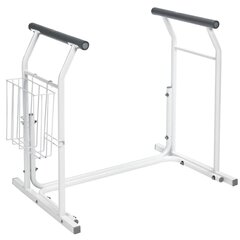 RIDDER Mobilus tualeto turėklas, baltos spalvos, 150kg, A0110101 цена и информация | Оборудование для людей с особыми потребностями | pigu.lt