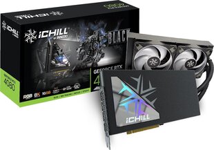 Inno3D GeForce RTX 4080 iChill Black (C4080B-166XX-18700006) цена и информация | Видеокарты (GPU) | pigu.lt