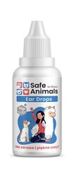 Ausų lašai Safe Animals, 30 ml kaina ir informacija | Priežiūros priemonės gyvūnams | pigu.lt