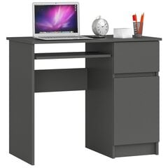 Письменный стол Piksel, серебристый/серый цена и информация | Компьютерные, письменные столы | pigu.lt