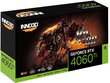 Inno3D GeForce RTX 4060 Ti X3 OC (N406T3-08D6X-171153L) цена и информация | Vaizdo plokštės (GPU) | pigu.lt