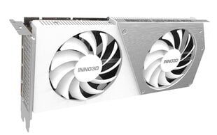 Inno3D GeForce RTX 4060 Ti Twin X2 OC White (N406T2-08D6X-171153W) kaina ir informacija | Vaizdo plokštės (GPU) | pigu.lt