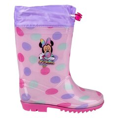 Guminiai batai vaikams Minnie Mouse, rožiniai цена и информация | Резиновые сапоги детские | pigu.lt