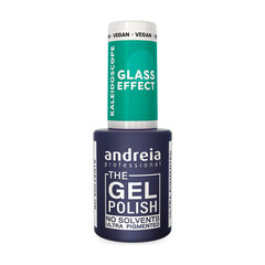 Nagų lakas Andreia Glass Effect Žalias, 10,5 ml цена и информация | Лаки, укрепители для ногтей | pigu.lt