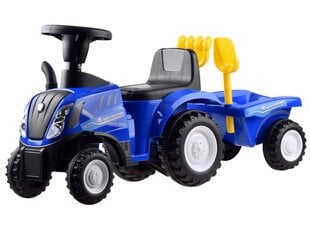 Paspiriamas traktorius su priekaba New Holland kaina ir informacija | Žaislai kūdikiams | pigu.lt