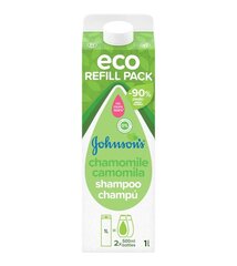 Šampūnas Johnson & Johnson Chamomile Eco Refill Pack, 1000ml цена и информация | Косметика для мам и детей | pigu.lt