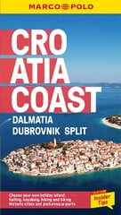 Croatia Coast Marco Polo Pocket Travel Guide - with pull out map: Dalmatia, Dubrovnik and Split kaina ir informacija | Kelionių vadovai, aprašymai | pigu.lt