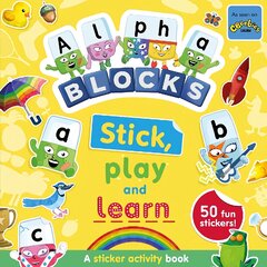 Alphablocks Stick, Play and Learn: A Sticker Activity Book kaina ir informacija | Knygos mažiesiems | pigu.lt