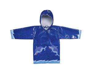 Lietpaltis berniukams Kidorable Delfinas, mėlynas цена и информация | Непромокаемая одежда для детей | pigu.lt