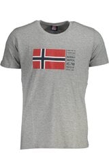 Marškinėliai vyrams Norway 1963 836012, pilki цена и информация | Мужские футболки | pigu.lt