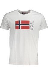 Marškinėliai vyrams Norway 1963 M836012, balti цена и информация | Мужские футболки | pigu.lt
