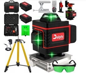 Linijinis lazerinis nivelyras Delphi IP54 kaina ir informacija | Mechaniniai įrankiai | pigu.lt