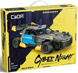 Konstruktorius Cada Cyberpunk Night policijos automobilis Wild Wolf C62002W, 1176 d. kaina ir informacija | Konstruktoriai ir kaladėlės | pigu.lt