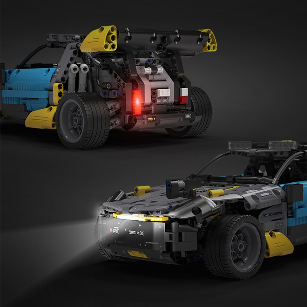 Konstruktorius Cada Cyberpunk Night policijos automobilis Wild Wolf C62002W, 1176 d. kaina ir informacija | Konstruktoriai ir kaladėlės | pigu.lt