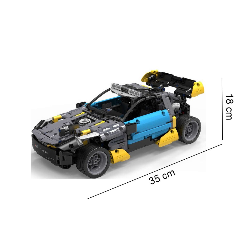 Konstruktorius Cada Cyberpunk Night policijos automobilis Wild Wolf C62002W, 1176 d. kaina ir informacija | Konstruktoriai ir kaladėlės | pigu.lt