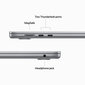 Macbook Air 15” Apple M2 8C CPU, 10C GPU/8GB/256GB SSD/Space Grey/RUS - MQKP3RU/A kaina ir informacija | Nešiojami kompiuteriai | pigu.lt