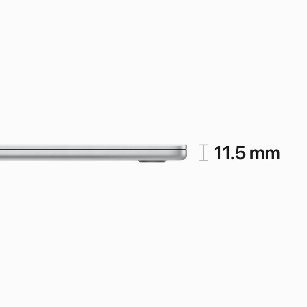 Macbook Air 15” Apple M2 8C CPU, 10C GPU/8GB/256GB SSD/Silver/INT - MQKR3ZE/A kaina ir informacija | Nešiojami kompiuteriai | pigu.lt