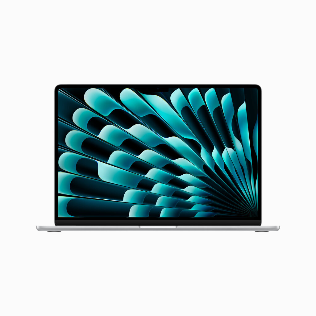 Macbook Air 15” Apple M2 8C CPU, 10C GPU/8GB/256GB SSD/Silver/INT - MQKR3ZE/A kaina ir informacija | Nešiojami kompiuteriai | pigu.lt