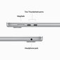 Macbook Air 15” Apple M2 8C CPU, 10C GPU/8GB/256GB SSD/Silver/RUS - MQKR3RU/A kaina ir informacija | Nešiojami kompiuteriai | pigu.lt