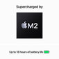 Macbook Air 15” Apple M2 8C CPU, 10C GPU/8GB/256GB SSD/Midnight/SWE - MQKW3KS/A kaina ir informacija | Nešiojami kompiuteriai | pigu.lt