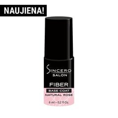 База для гель-лака на стекловолокне Sincero Salon, Natural rose, 6 мл цена и информация | Лаки, укрепители для ногтей | pigu.lt