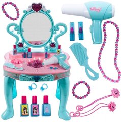 Vaikiškas tualetinis staliukas su džiovintuvu ir priedais MalPlay цена и информация | Игрушки для девочек | pigu.lt