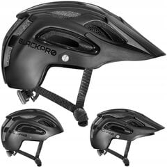 Велосипедный шлем MTB, 54-58см, черный цена и информация | Шлемы | pigu.lt