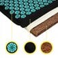 Akupresūros kilimėlis su pagalve 4fizjo, 1 komplektas, juodas/žalias kaina ir informacija | Masažo reikmenys | pigu.lt