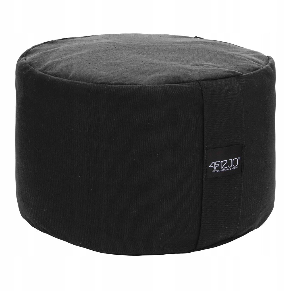 Meditacijos pagalvė, 4Fizjo, 40x30x12 cm, juoda kaina ir informacija | Jogos prekės | pigu.lt