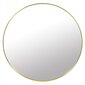 Sieninis veidrodis, 70 cm, auksinės spalvos цена и информация | Veidrodžiai | pigu.lt