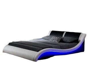 Спальный комплект Барракуда Кровать и матрас с LED-подсветкой 160x200  цена и информация | Кровати | pigu.lt