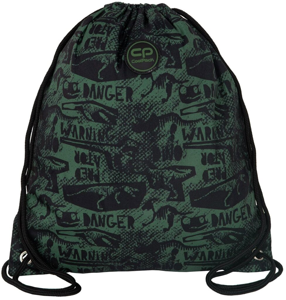 Maišelis avalynei Cool Pack Sprint Danger, tamsiai žalias kaina ir informacija | Kuprinės mokyklai, sportiniai maišeliai | pigu.lt