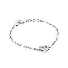 Morellato Романтический серебряный браслет в форме сердца Tesori SAIW131 цена и информация | Женские браслеты | pigu.lt