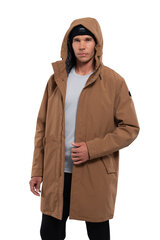 Мужская парка весна-осень Icepeak AGARAN, коричневый цвет цена и информация | Мужские куртки | pigu.lt