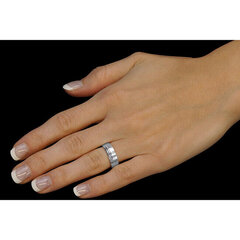 Silvego Обручальное серебряное кольцо Amora для женщин QRALP130W цена и информация | Кольца | pigu.lt