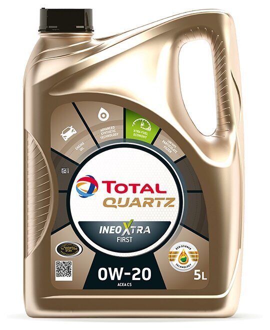 Total Quartz, Ineo Xtra First 214314 variklių alyva, 5 l цена и информация | Variklinės alyvos | pigu.lt