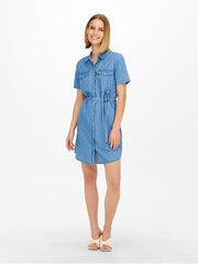Платье женское JDYBELLA Regular Fit 15231238 Голубой Деним цена и информация | Платья | pigu.lt