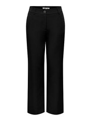 Kelnės moterims Onllana-Berry Straight Fit 15267759, juodos kaina ir informacija | Kelnės moterims | pigu.lt