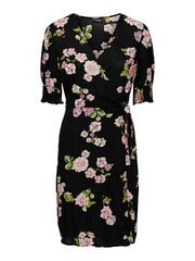 Женское платье PCTALA Regular Fit 17133694 Black Big Flower цена и информация | Платья | pigu.lt
