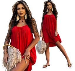 Платье женское Och Bella Boho, красное цена и информация | Платья | pigu.lt