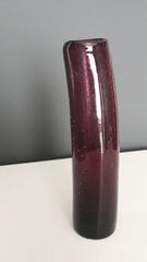 Стеклянная ваза GP TRUST, фиолетовая, 15 см цена и информация | Вазы | pigu.lt